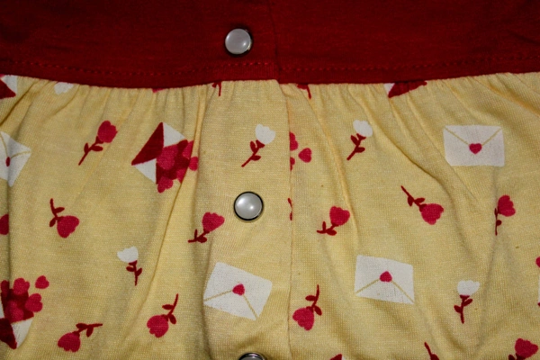 Bright Bloom Baby Frock  - 0-3 Month