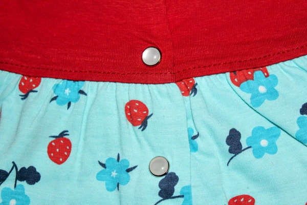 Bright Bloom Baby Frock  - 0-3 Month