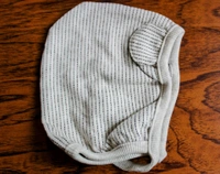 Cozy Stripes Baby Romper & Bonnet Set - 12-18 Month