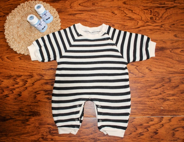 Little Stripes Classic Baby Romper - 3-6 Month