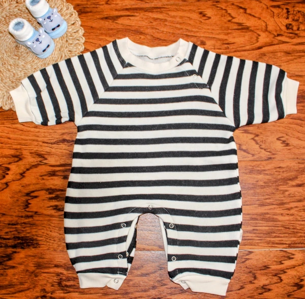 Midnight Stripes Baby Romper - 3-6 Month