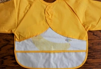  Long-Sleeve Waterproof Baby Bib – yellow Kitty Parade - 18-36 Month