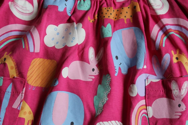 Rainbow Safari Cotton Frock - 18-24 Month