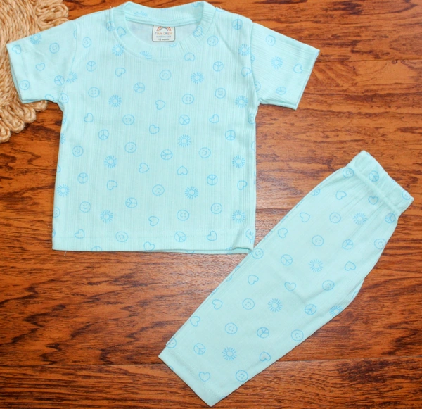 Sunny Vibes Blue Co-ord Set - 12 Month