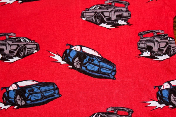 Speedster Car Print Set - 9-12 Month