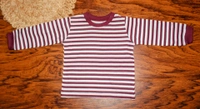 Maroon Breeze Striped Set - 6-9 Month
