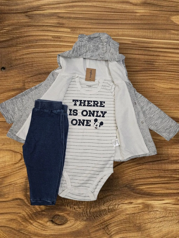 Romper 3 Piece Set - 6-9 Month