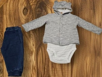 Romper 3 Piece Set - 6-9 Month