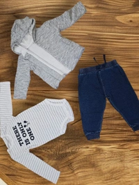 Romper 3 Piece Set - 6-9 Month