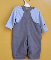 Retro Overall Set - 3-6 Month, Melrose