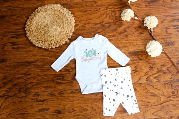 101 Dalmatians Baby Romper Set – 3-Piece Outfit - 3-6 Month