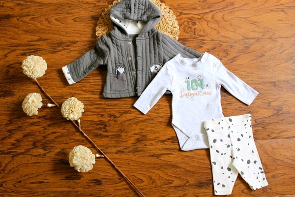 101 Dalmatians Baby Romper Set – 3-Piece Outfit - 9-12 Month