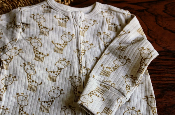 Cozy Dreams Baby Sleepsuit - Giraffe Print - 12-18 Month
