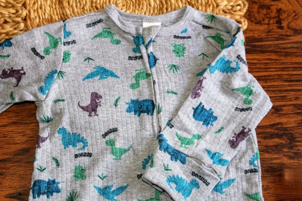 Cozy Dreams Baby Sleepsuit- Dino - 3-6 Month