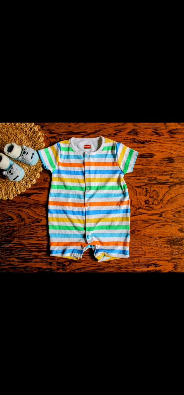 Striped Romper - 3-6 Month