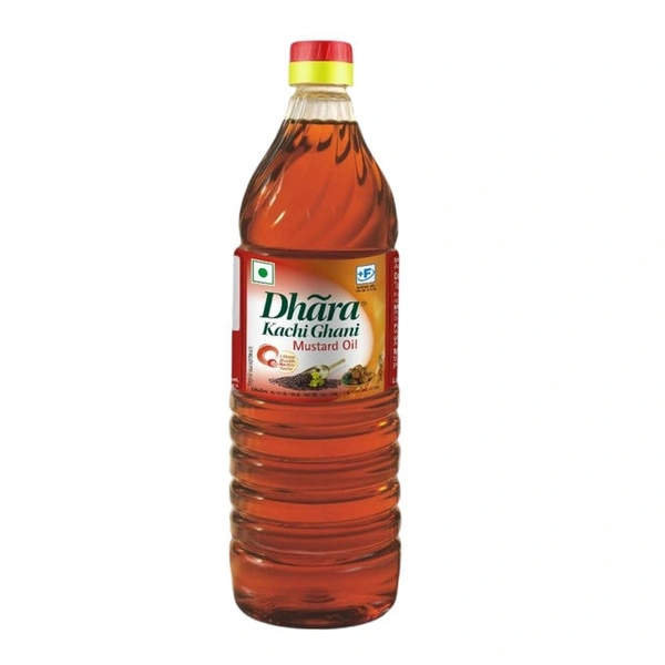 Dhara Mustard Oil 500 ML Bottle - 500 ML