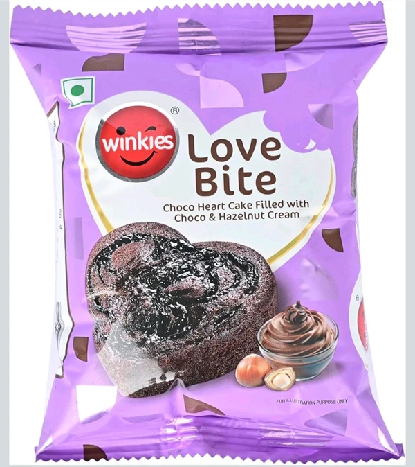 Winkies Love Bite Cake - Choclate