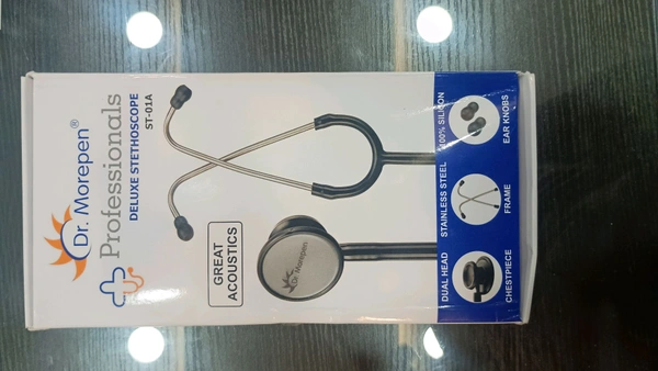 Dr.Morepen Stethoscope  - Black