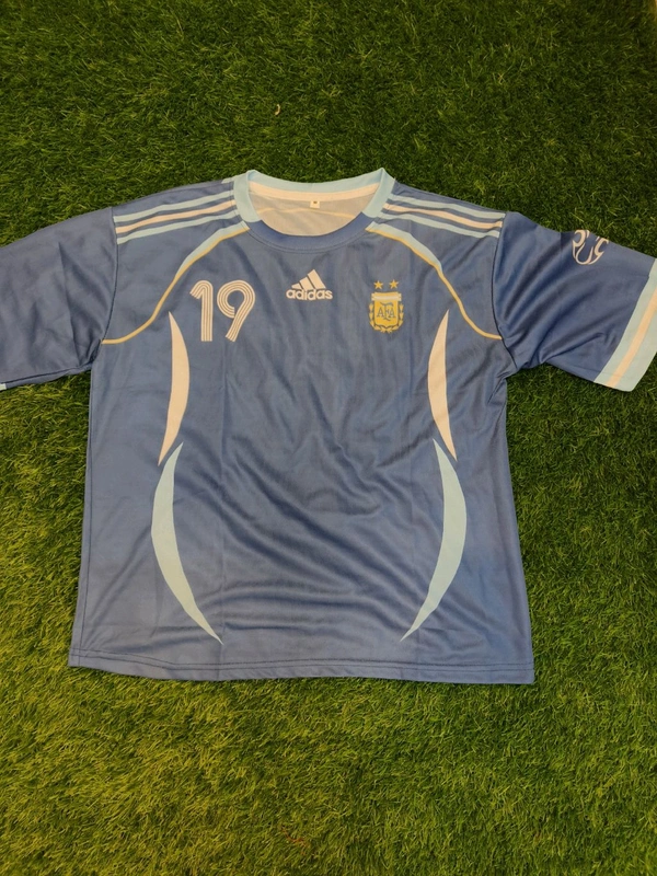 Argentina Lionel Messi Five Sleeve Jersey - M