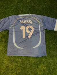 Argentina Lionel Messi Five Sleeve Jersey - L