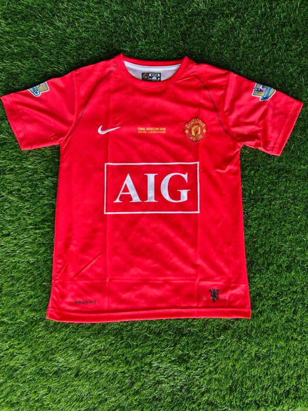 Cristiano Ronaldo Manchester United 2008 Final Embroidery  - M