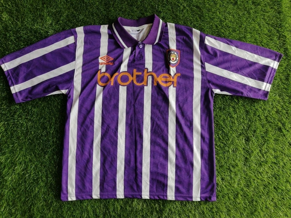 Manchester City Collar Plain Jersey - S