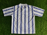 Manchester City Collar Plain White With Strips  - L