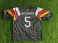 Beckenbauer Germany Balck Five Sleeve Jersey - L