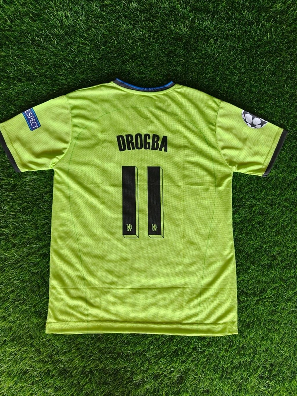 Drogba Chelsea Retro Embroidery Jersey - L