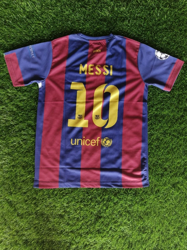 Lionel Messi Barcelona Embroidery Jersey - M