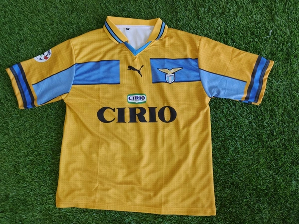 A.Nesta S.S LAZIO V-NECK COLLAR FIVE SLEEVE JERSEY - S