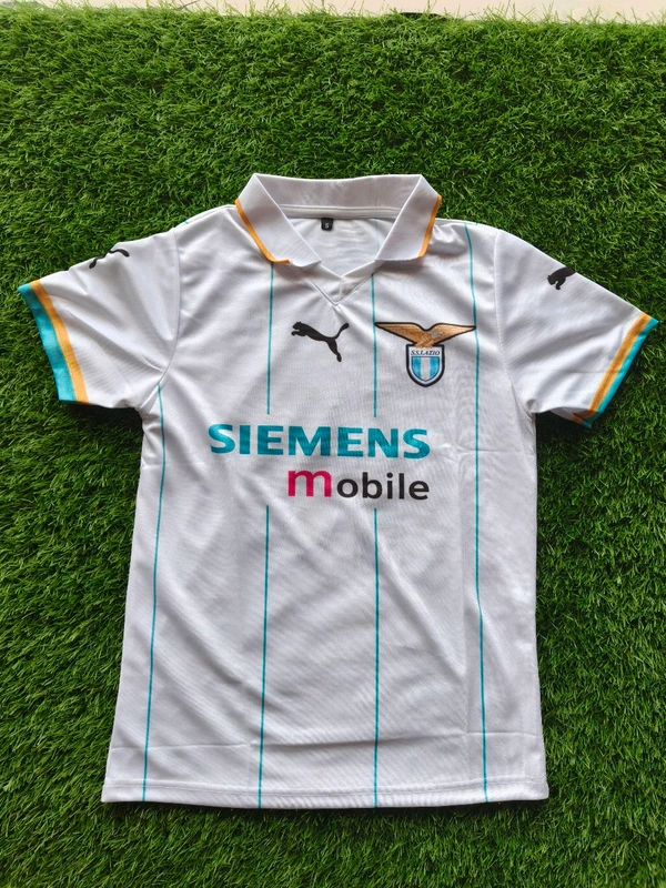 S.S Lazio Crespo V-neck Collar Jersey - XL