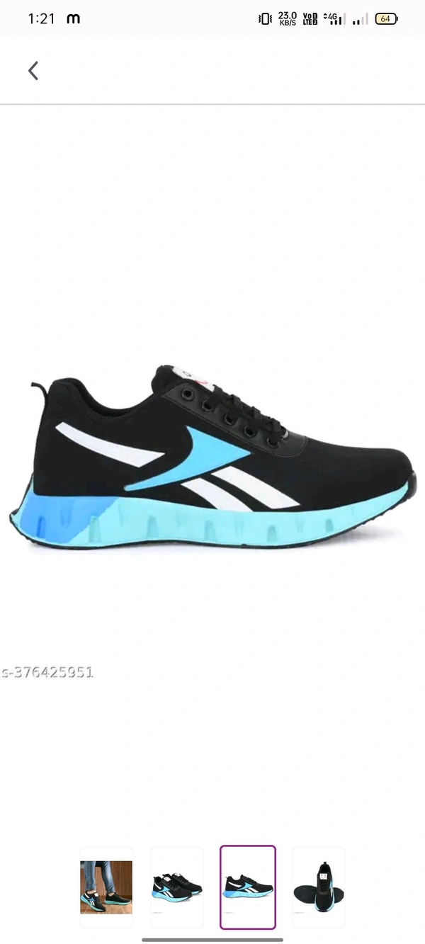 Sports Shoes  - Black, 1-10