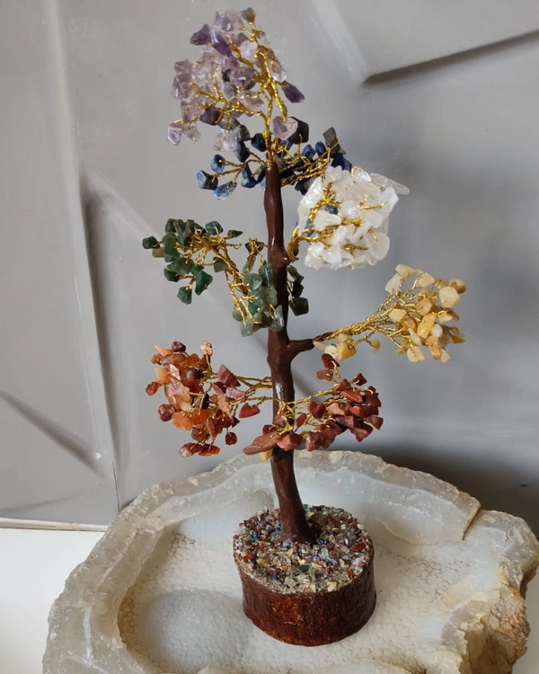 7 Chakra Natural Stone Tree - 5000 Beads