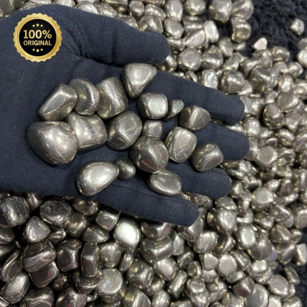 Pyrite tumbles - 10 Pcs