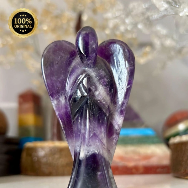 Amethyst Angel For Spiritual Growth - 4 Inch