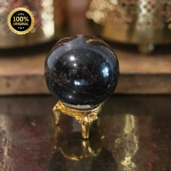 Garnet Stone Polished Sphere - 500gm
