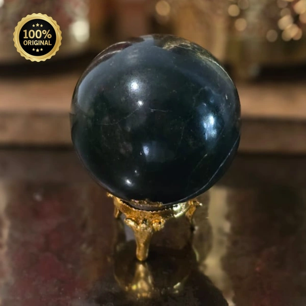 Green Jade Crystal Sphere (Luck & Fortune) - 500gm