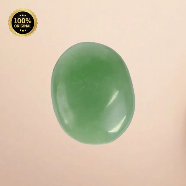 Green Jade Tumble Stone Pebble Green Jade Crystals Raw Tumbled - 1 Pcs