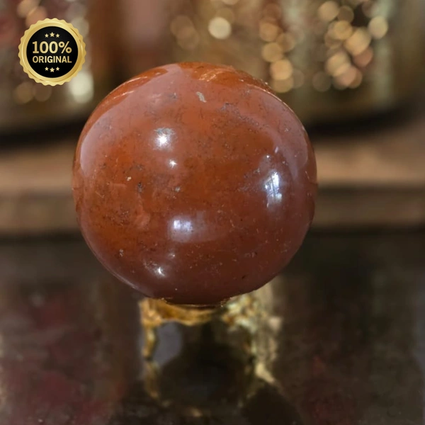 Buy Online Red Jasper Stone Sphere - 200gm