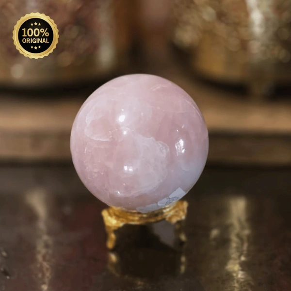 Rose Quartz Sphere/Ball - 500gm