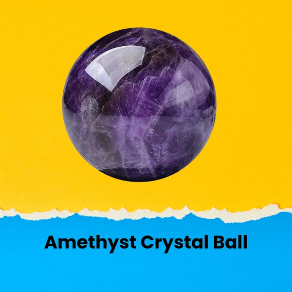 Amethyst Crystal Big Sphere - 200 gm