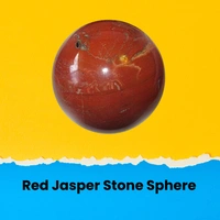 Buy Online Red Jasper Stone Sphere - 200gm