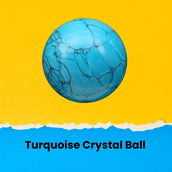 Turquoise Crystal Balls - 500gm
