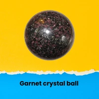 Garnet Stone Polished Sphere - 500gm