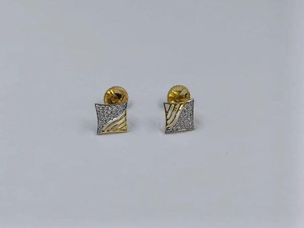 14KARAT YELLOW GOLD DIAMOND EARSTUDS - 1.99, 0.25