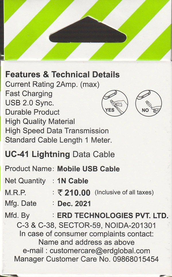 ERD IPhone Lightning Cable