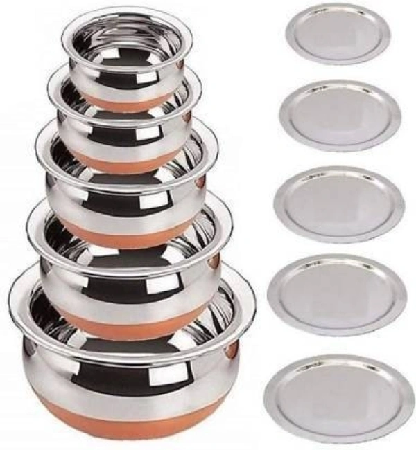 Copper Bottom Stainless Steel Handi Set
