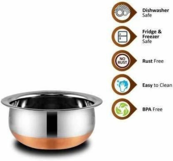 Copper Bottom Stainless Steel Handi Set