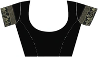 Georgette Saree - Black